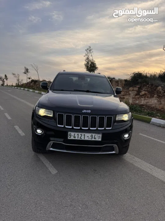 جيب جراند شيروكي اوفر لاند  موديل 2014 للبيع او البدل امكانية التقسيط