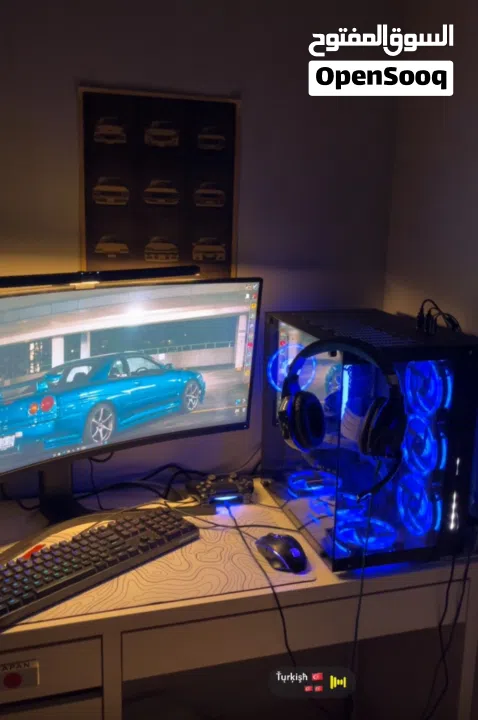 للبيع بي سي مواصفات قويه يشغل جميع الالعاب بجوده عاليه نظيف 100% شغل واللعب (الجاد مابنقص وياه)