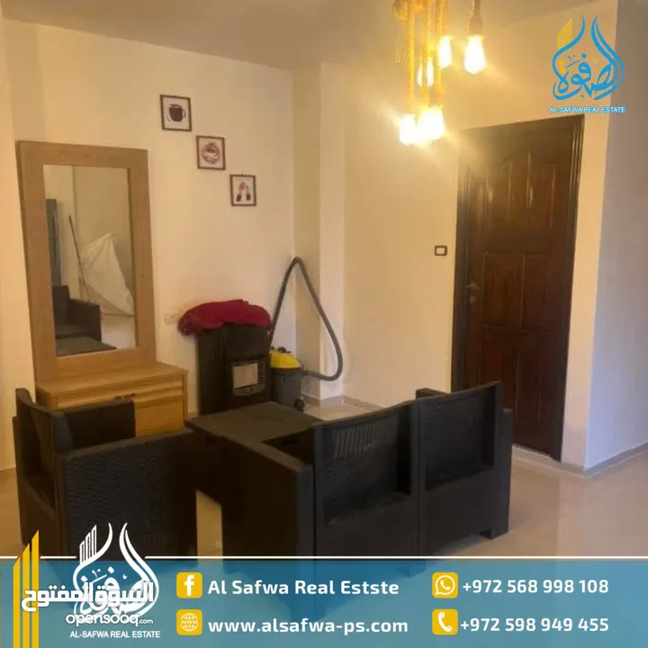 استديو مفروش للايجار ضاحيه الريحان مع اطلاله مميزة