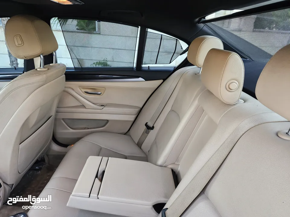 BMW 520 موديل2014 فحص كامل فل كامل   ممشى قليل بحالة الوكالة
