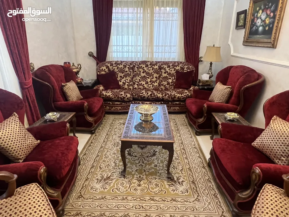غرفة ضيوف مع سفرة مع جميع توابعها للبيع
