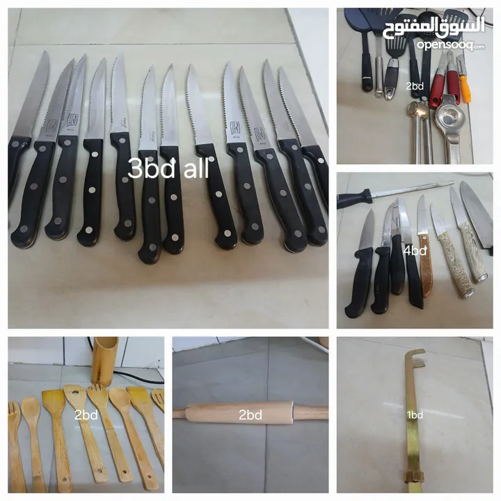Cutlery and other kitchen items