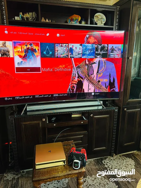 Playstation 4 Slim Gold Edition بلاستيشن 4 مهكر