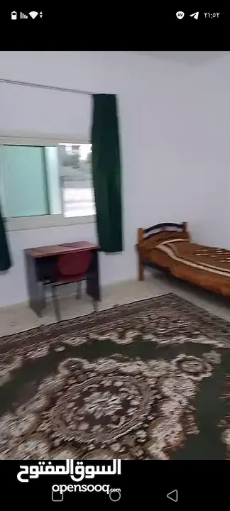 غرفة مفروشة للايجار لطالبات جامعة او موظفات