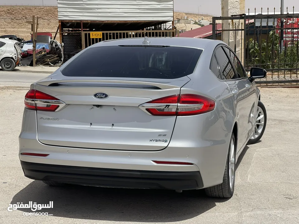 Ford fusion 2019 se clean title فحص كامل