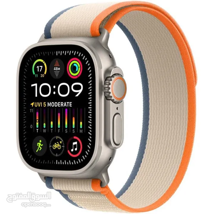 Apple Smart Watch Ultra 2 49mm Titanium Orange/ Beige TL S/M GPS + Cellular Arabic