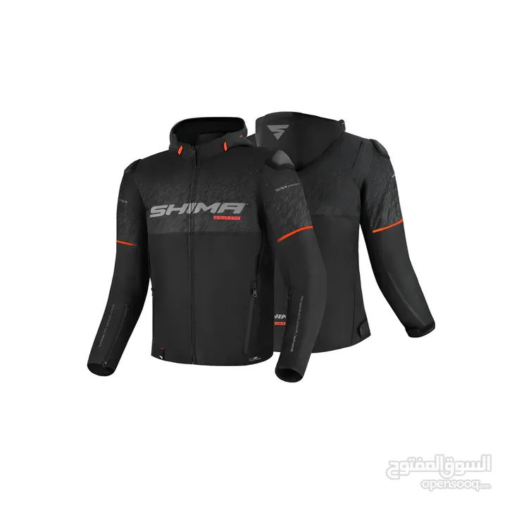 Shima Jacket Drift Plus Men's Motorcycle Apparel Black