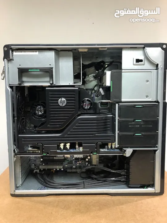 كمبيوتر وورك ستيشن جبار بمعالجين، رام 128جيجا، للأعمال الهندسية والتصميم