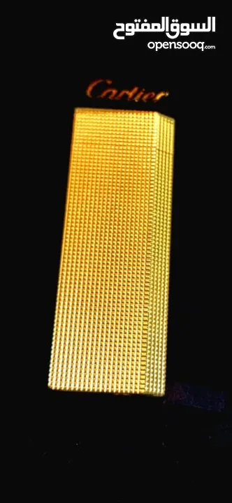 قداحة كارتير Cartier  الفاخره مطليه ذهب بحالة الوكاله فرنسيه  أصليه