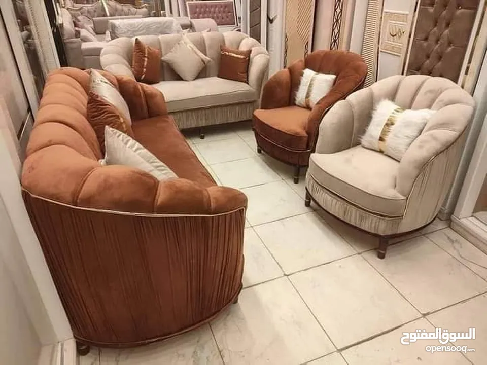 كنب 7مقاعد جميع الالوان متوفره عرض لاسبوع فقط 249