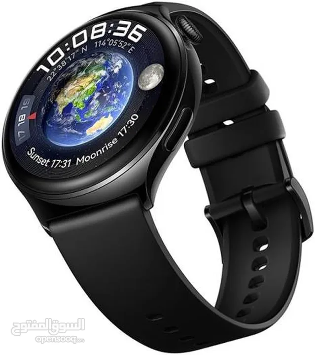 ‏Huawei Watch 4   بسوار أسود