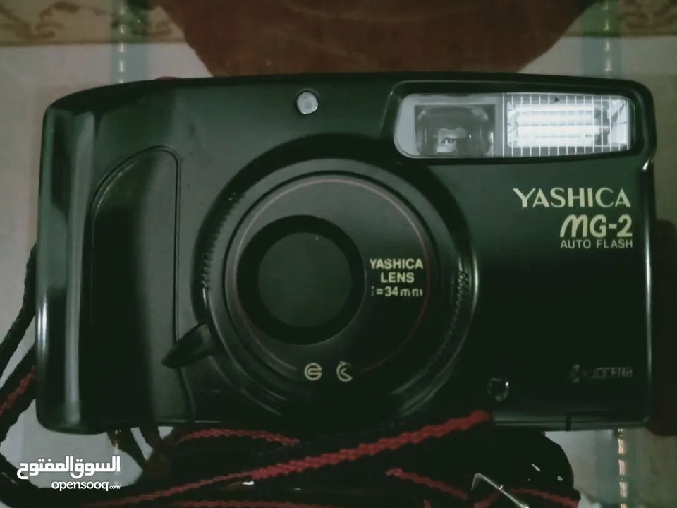 كاميرا تصوير ياشيكا ياباني اصلى ، Yashica MG-2 auto flash