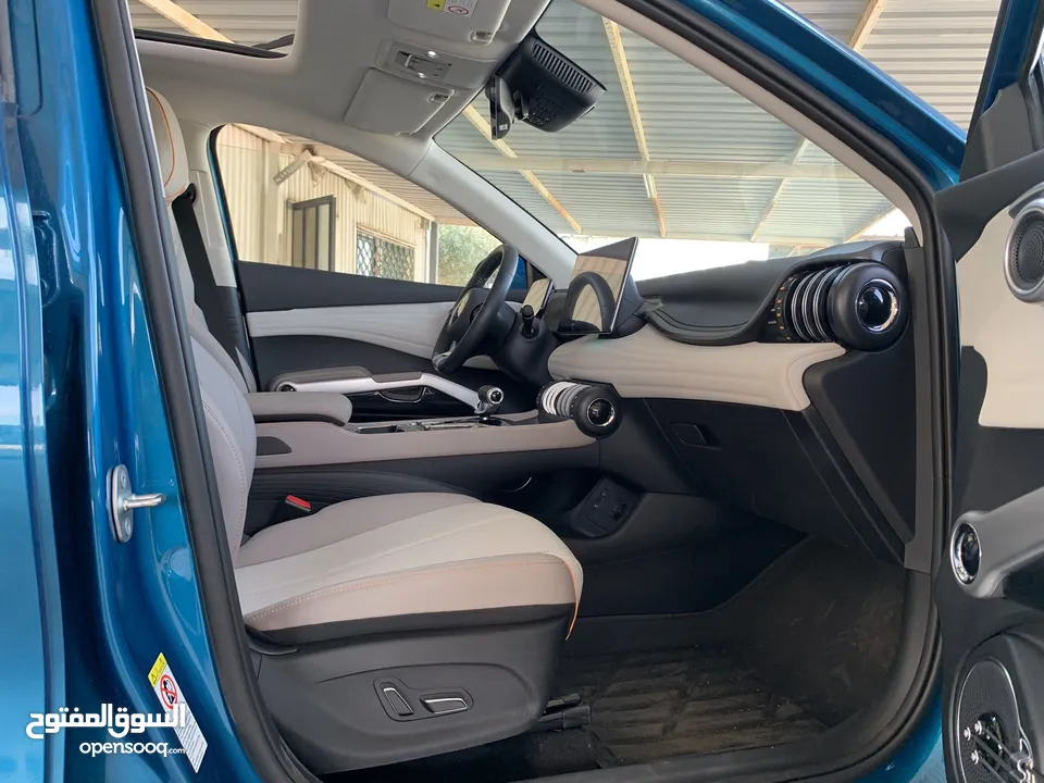 BYD YUAN PLUS 2023 بي واي ديه ايوان بلص فل الفل بنوراما عداد 5 الف كيلو بحاله الزيرو