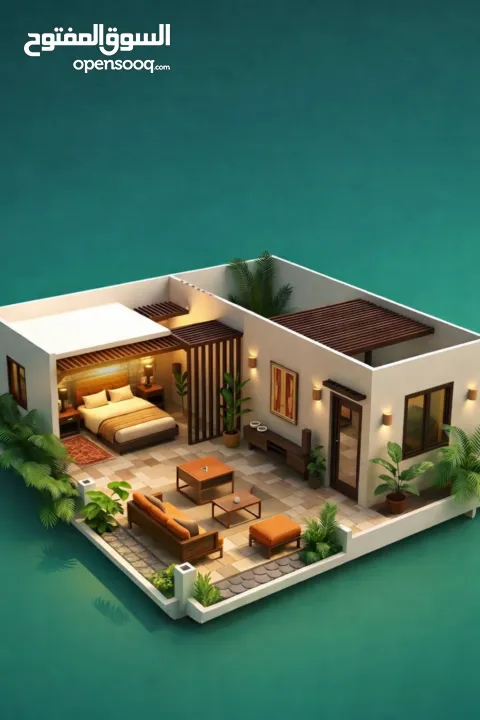 تصاميم داخلية وخارجية ديكورات وكل ما يلزم بيتك من A to Z