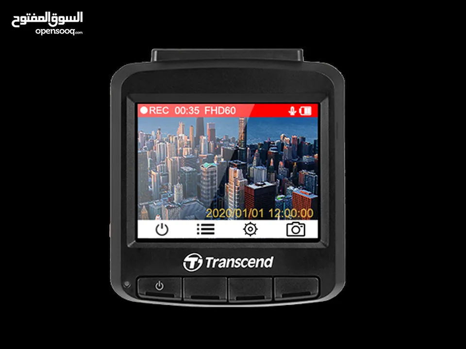 كاميرا داش كام من ترانسد تصوير الترا اتش دي Transcend Dash Camera 250 Wifi 4K UltraHD