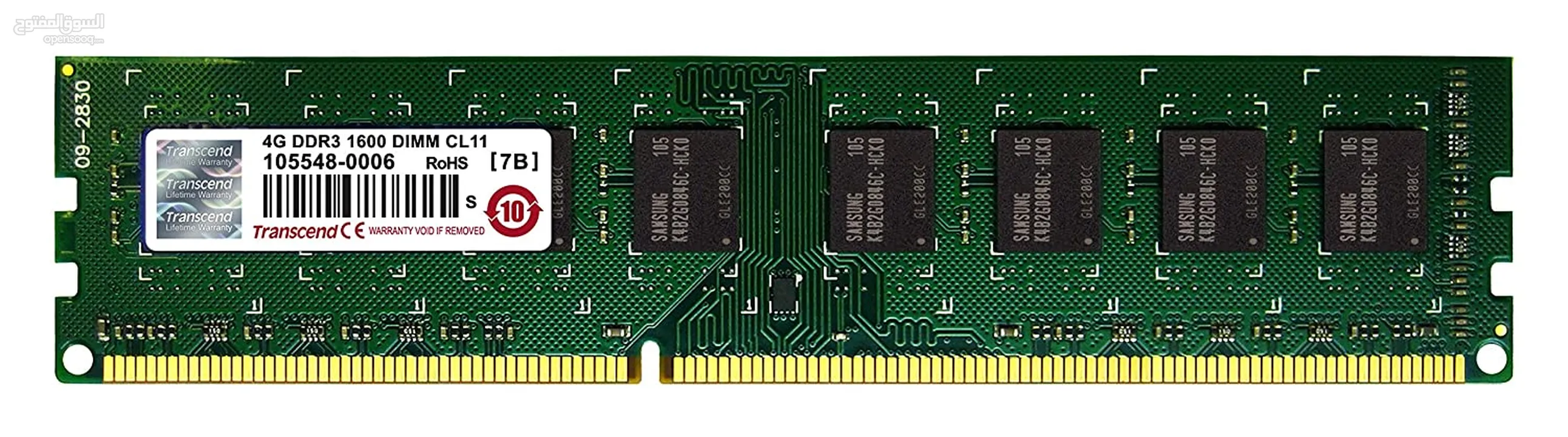 pc transcend 4GB ram computer رامات للكمبيوتر 4GB بتردد 3200  +2666 