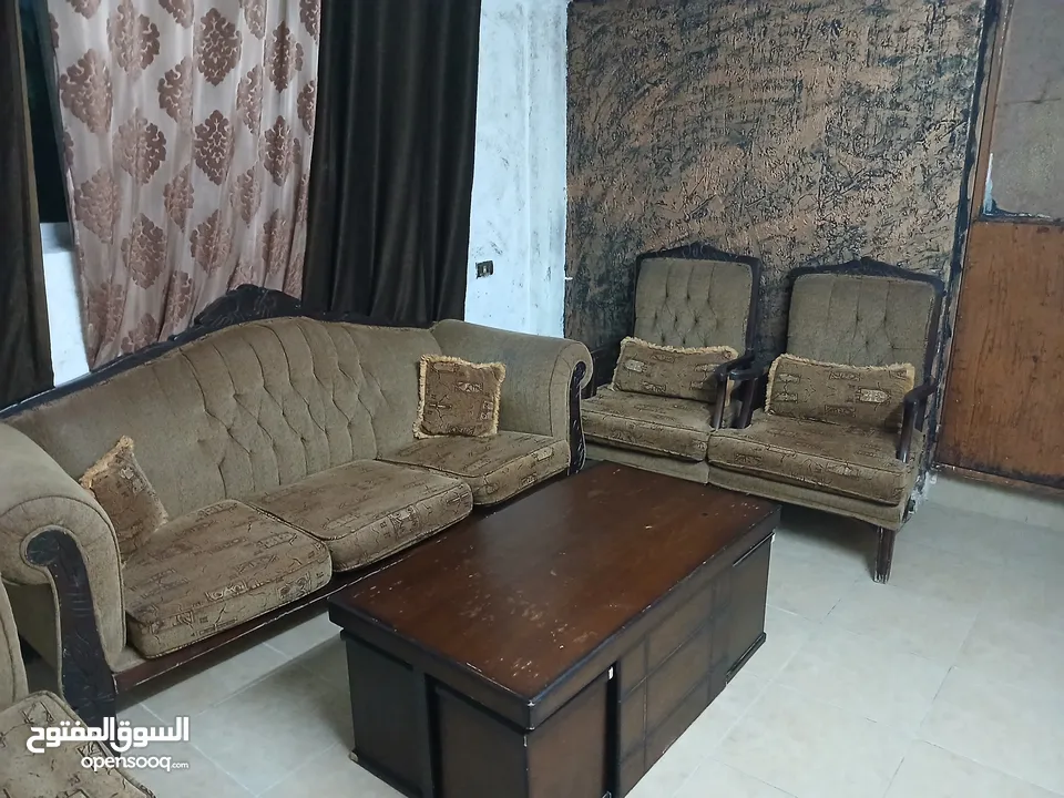 كنب موريس 7 مقاعد مع الطاولة