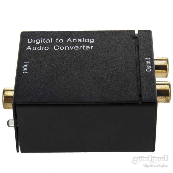 Digital to analog audio converter Toslink coaxial RCA