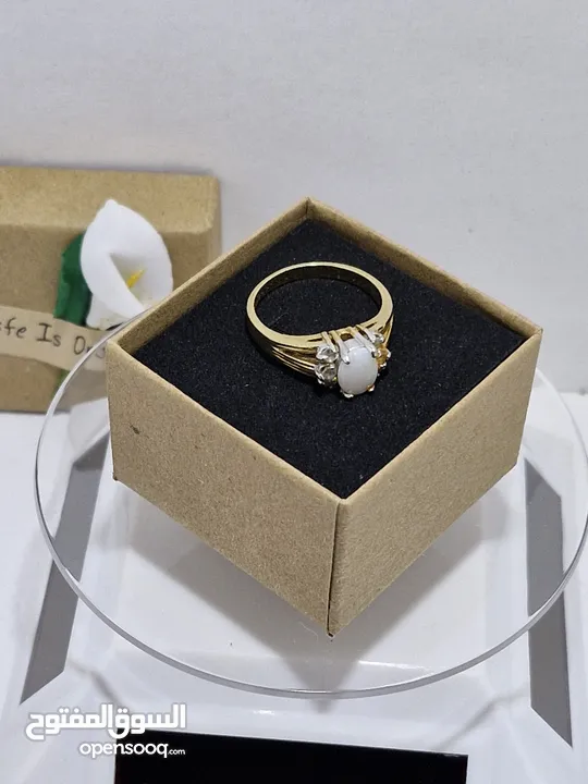 خواتم فضة 925 مع احجار كريمه مميزة