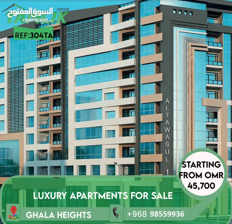 New Luxury Apartments for Sale in Ghala REF 304TA