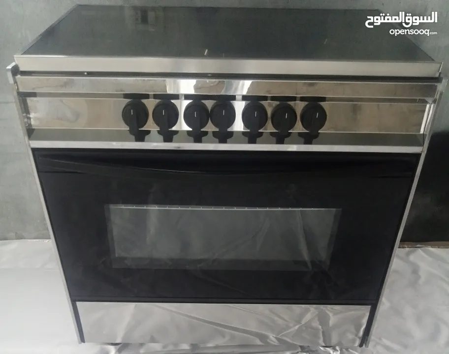 فرن غاز يونيفرسال 90 سم ستانلس ستيل