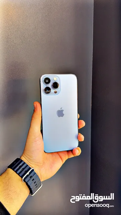I PHONE 13 PRO MAX 256 GB مستعمل شبه وكالة بطارية 88%
