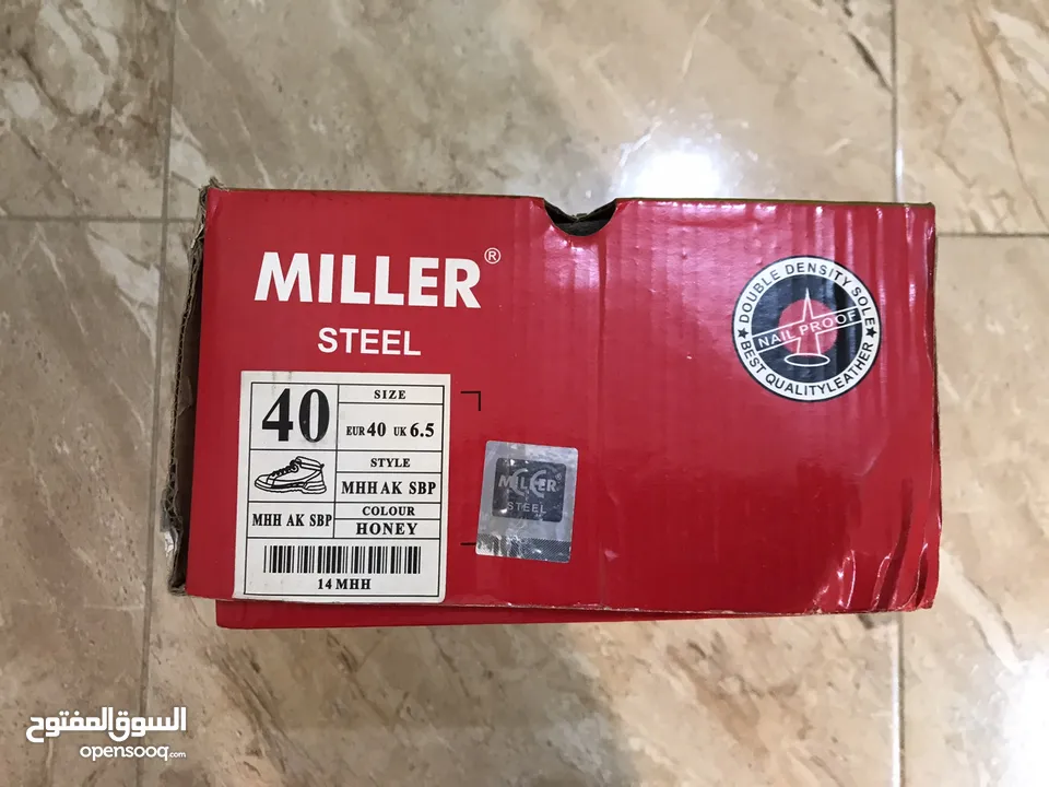 حذاء سلامة ( Safety ) ماركة Miller قياس 40.
