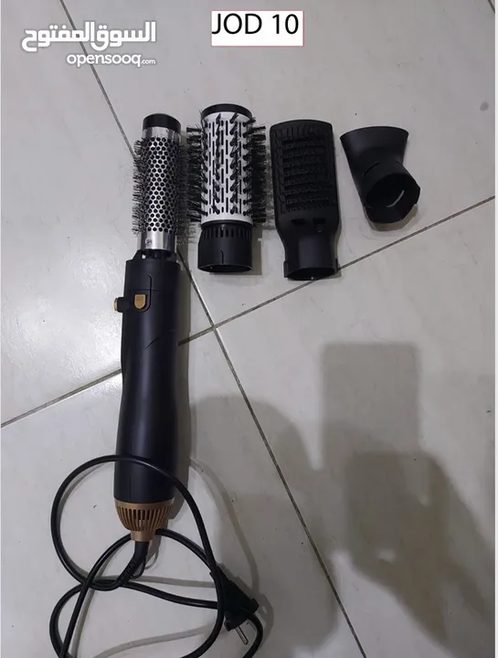 Hair dryer brush, straightener etc.