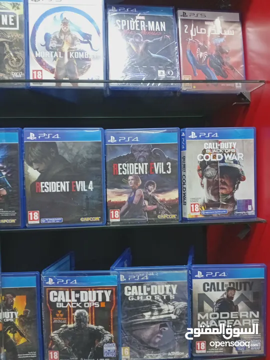 سيديات بلايستيشن فور  و فايف PS4 &PS5 CD.S