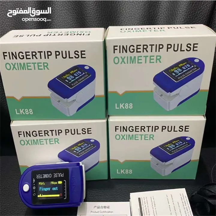 جهاز فحص نسبة الاكسجين LK88 Fingertip Pulse Oximeter