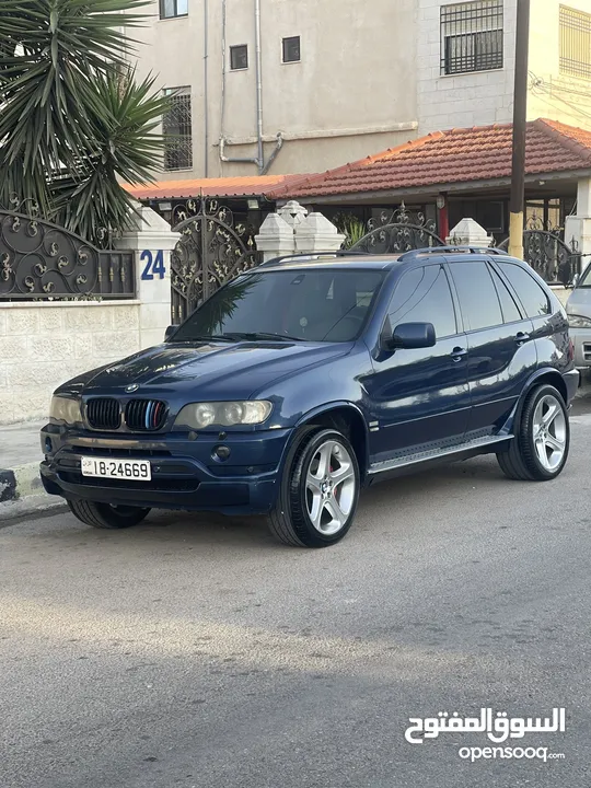 BMW X5 موديل 2001 فحص كامل ترخيص وتنازل واطي للبيع او البدل ع مرسيدس E200 موديل 2004
