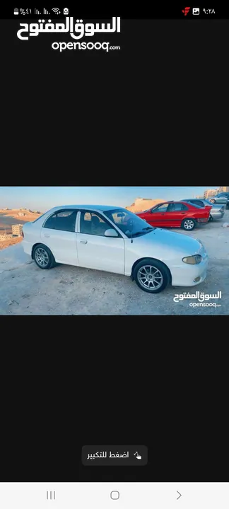 هونداي اكسنت اوتوماتيك موديل 1997 لون ابيض