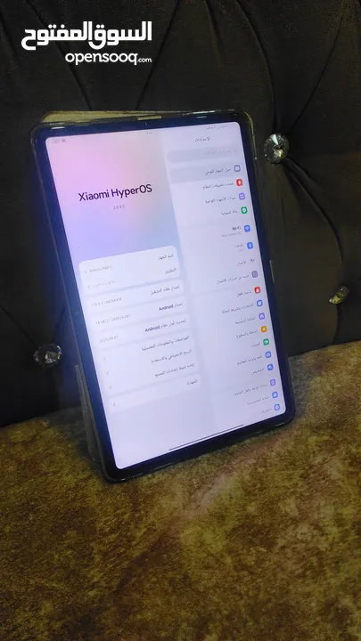 ايباد شاومي باد6 256 جيجا بالكرتونة مع شاحن الاصلي وسماعتو وكڤر استعمال بسيط بحالة الجديد