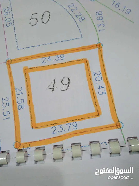 ارض للبيع في اراضي اجنسنيا حوض 6 (مشروع الرابية)