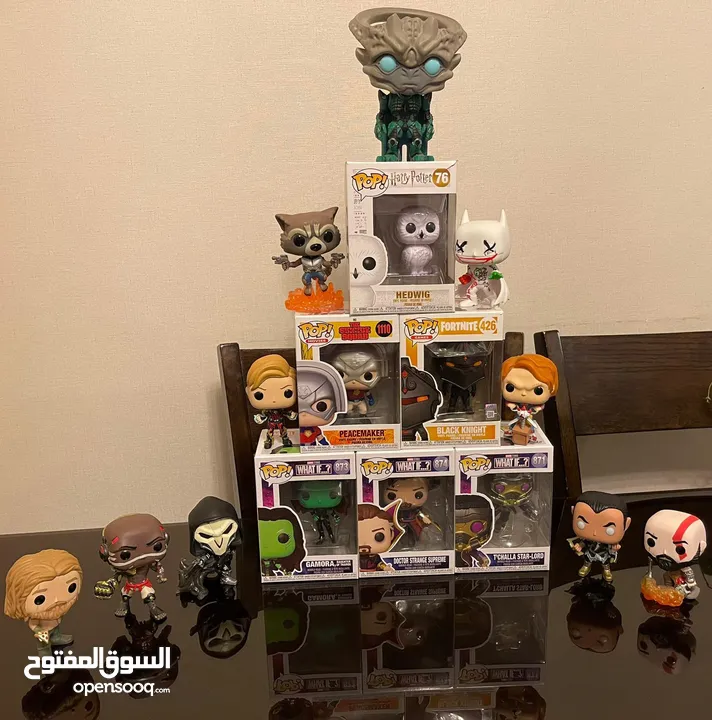 للبيع عدد 15  شخصية Funko Pops