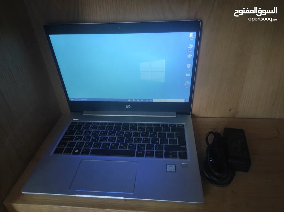 لابتوب hp probook i5 gen8 بحالة ممتازة فقط 750 شيكل