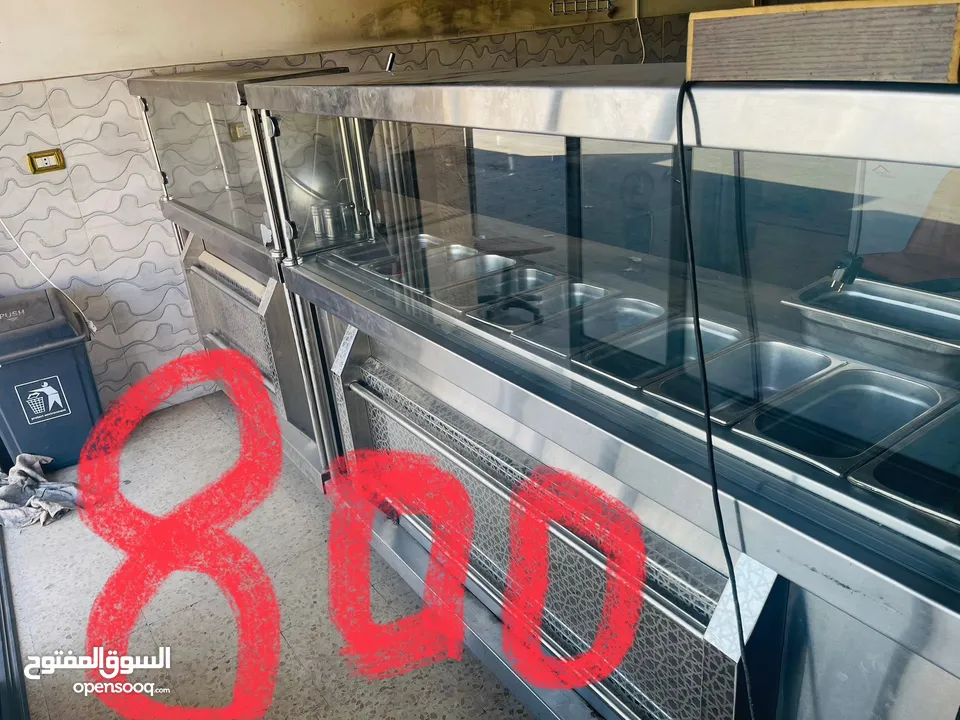 عدة مطعم بحالة جيدة جداً للبيع