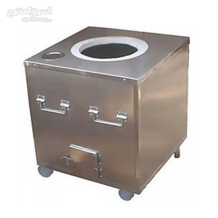 عمل مصنع لعمل فرن هندى للمطاعمTandoori oven -و غاز 3 عيون