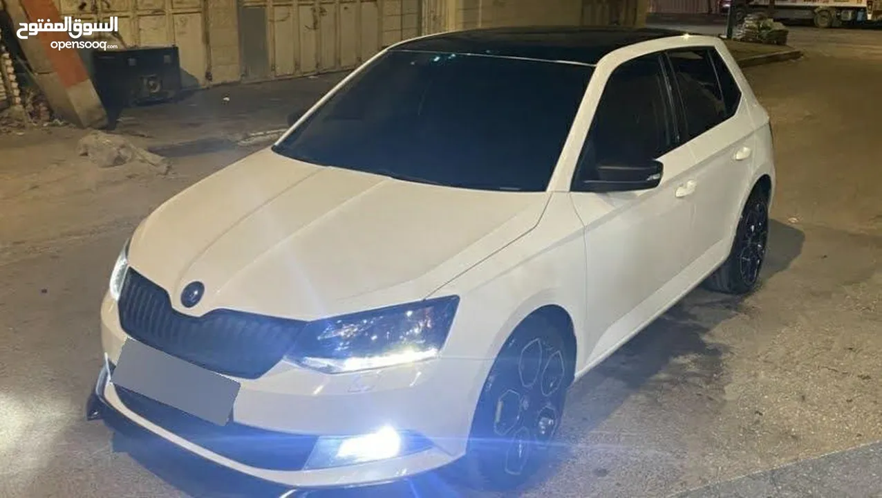 سكودا فابيا اوتومات بنزين ماتور 1200 تيربو ترخيص 2017