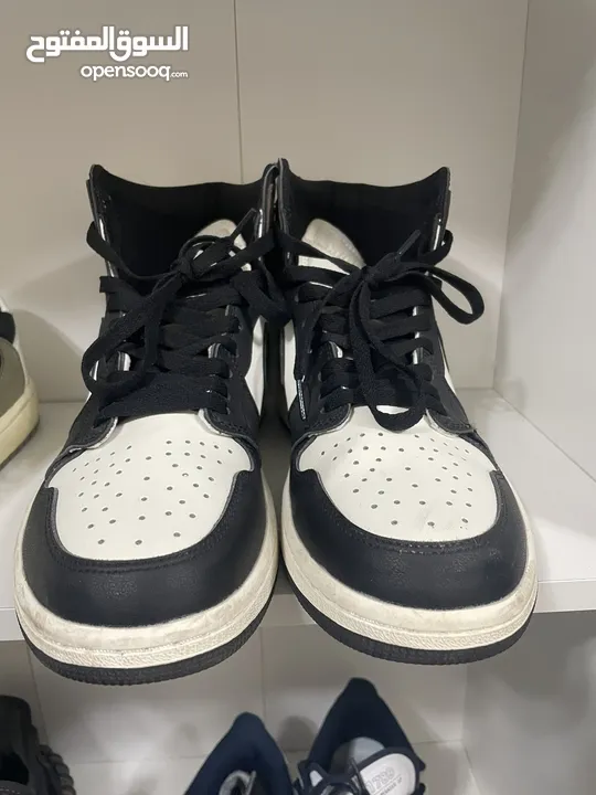 Air Jordan 1 high mocha size 44.  استعمال نظيف جدا قياس 44 ماستر كوبي (افضل جودة)