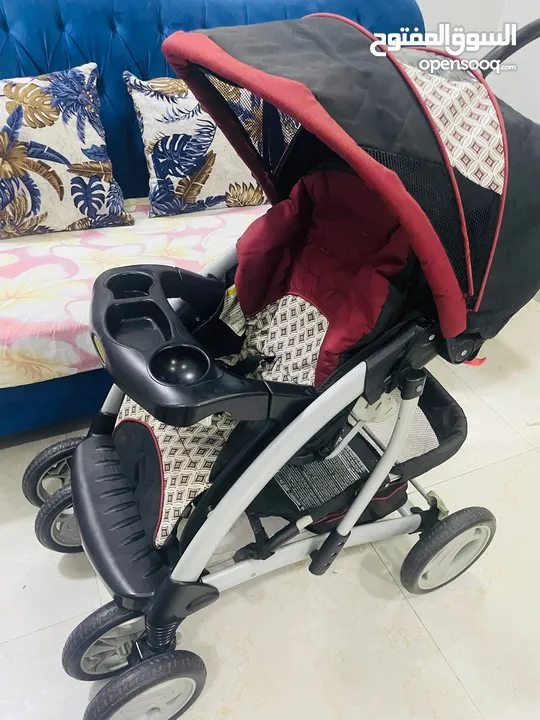 For sale, a baby stroller, Jurico brand, in very good condition, no problems, only 18 dinars