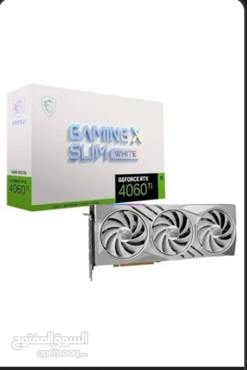 excellent condition 4060ti 8gb vram (100 AED less than original ) opened but used for 1 day for test