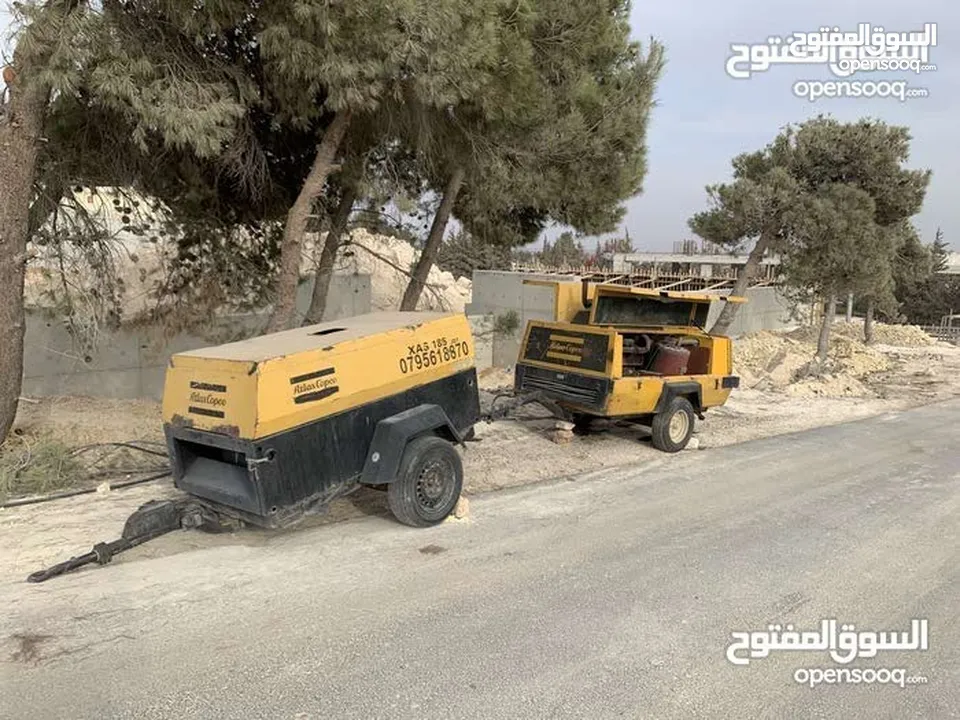 كمبريسات حفر لليجار حفريات عامه