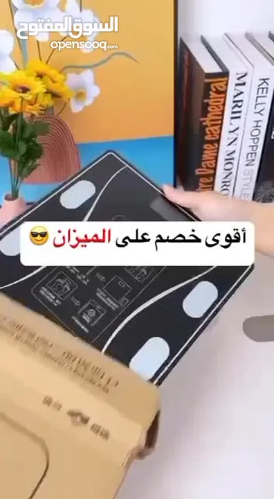 الميزان الذكي ميزان لوزن الجسم يشبك بلوتوث عالهاتف ميزان منزل نادي وزن الجسم