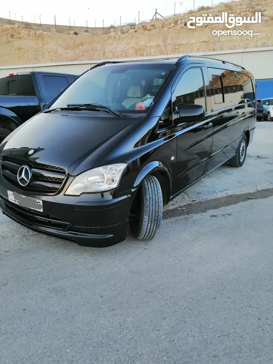 باص مرسيدس فيتو 2013 ديزل مواصفات فيانو شصي طويل مميز وسعر لقطه