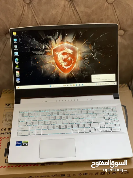 لاب توب msi كور سفن جيل 11 كرت Rtx 3050ti بسعر مغري
