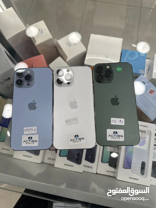 iPhone 13 Pro Max 256 GB used  ايفون 13 برو ماكس مستعمل بحاله الوكاله بطاريه 89لل93