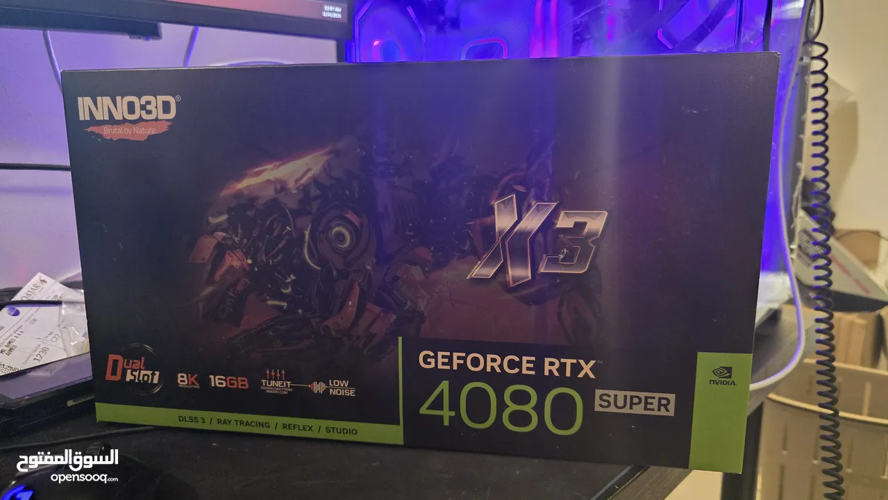 INNO3D GEFORCE RTX 4080 SUPER DLSS 3 X3 16GB كرت شاشة 4080 super