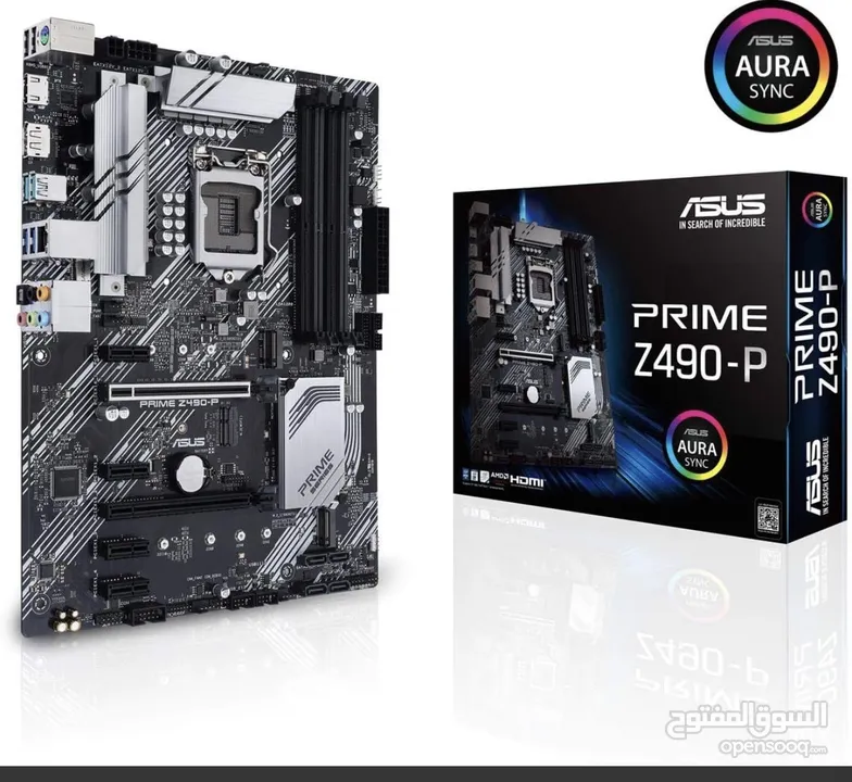 Z490-prime motherboard . Core i5 10400f  And 8gb ddr4 ram