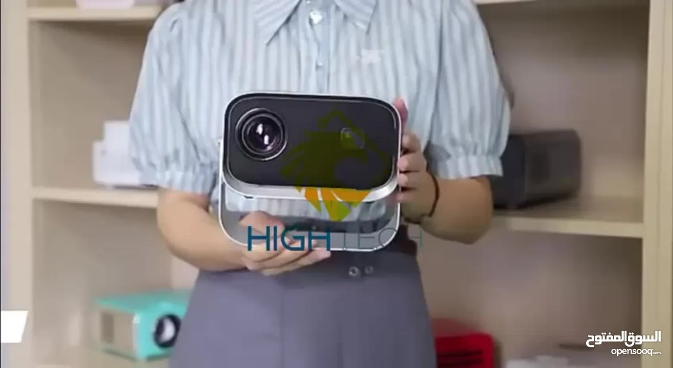 بروجكتر سينمائي منزلي وايرلس صغير وخفيف لمشاهدة الأفلام-Wireless K6 Projector